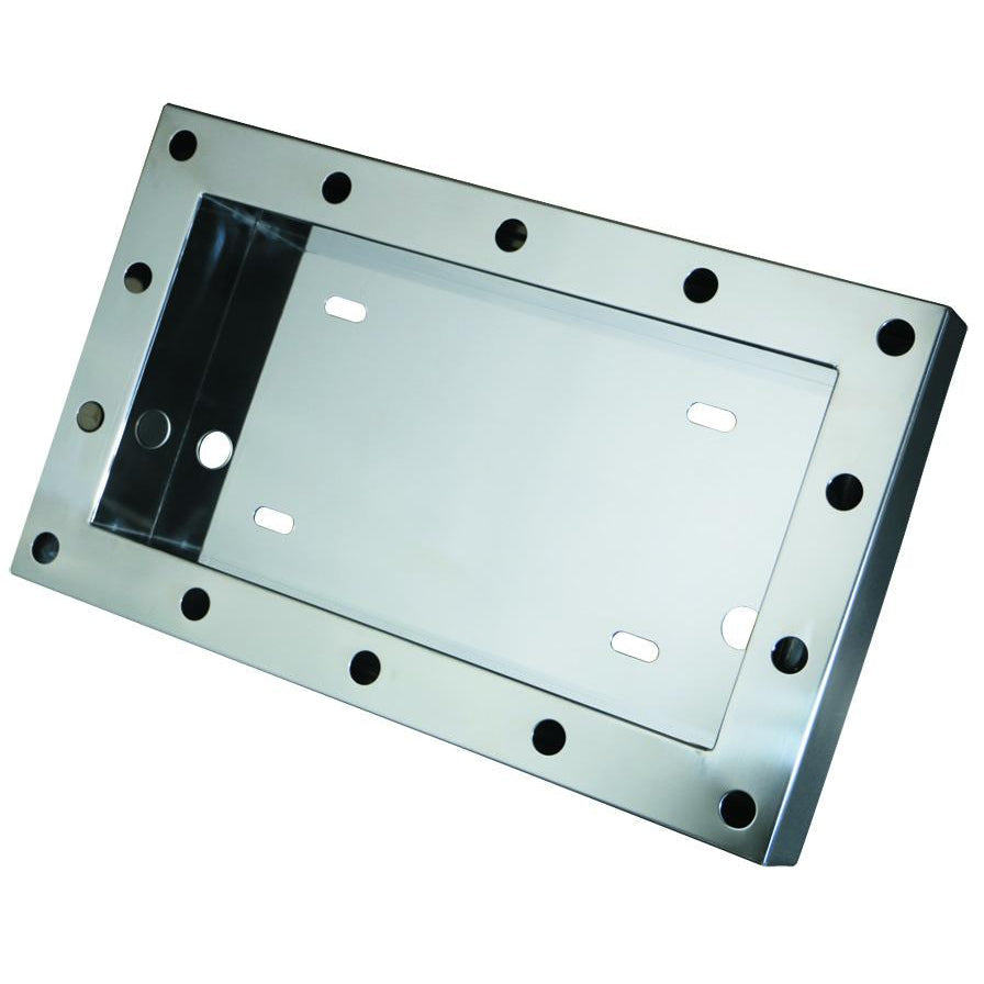 パイロットランプ取付穴付キナンバープレート枠 大型/中型 ジェット