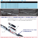 ジェットイノウエ(JET INOUE)　ワイパーブレード&アームセット Pクオン後期