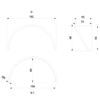 ジェットイノウエ(JET INOUE)　185-200Φ丸型フォグランプバイザー