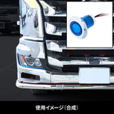 ジェットイノウエ(JET INOUE) LEDフラットマーカー　ユーロスタイル　丸型　12V/24V車共用 502371