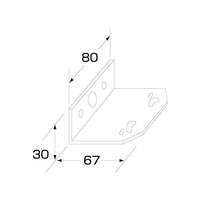 ジェットイノウエ(JET INOUE)　フラットマーカーランプ取付ステー L型-502841-デイトラ