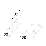 ジェットイノウエ(JET INOUE)　フラットマーカーランプ取付ステー L型-502842-デイトラ