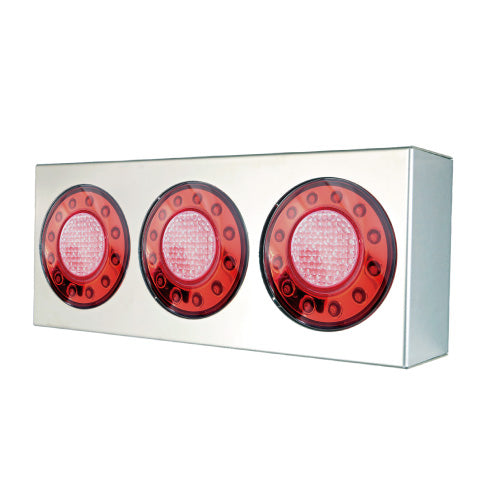 JTL-1103 LED丸型3連テールランプ小型 ツライチタイプ 525697 ジェット