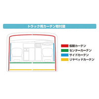 ジェットイノウエ(JET INOUE) トラックカーテン りらか 仮眠カーテン